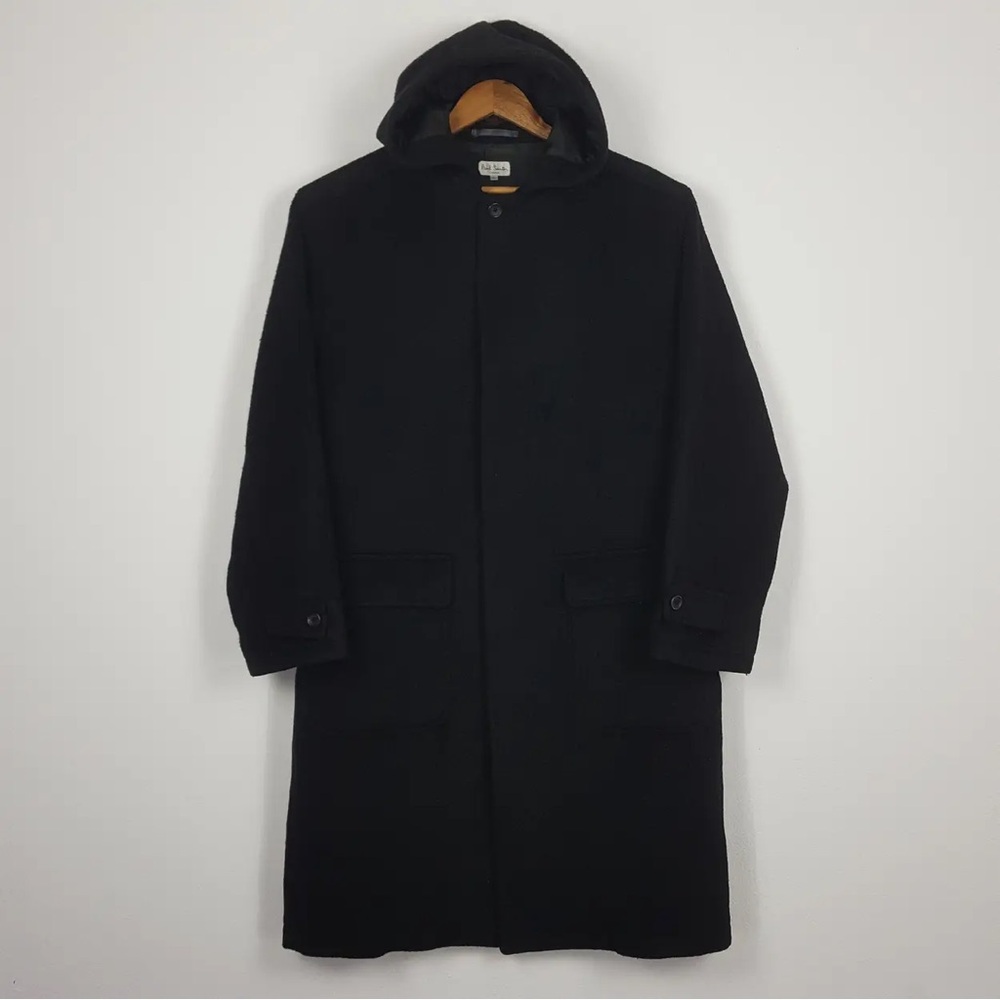Vintage Paul Smith Long Coat Fleece Winter Snow Jacket